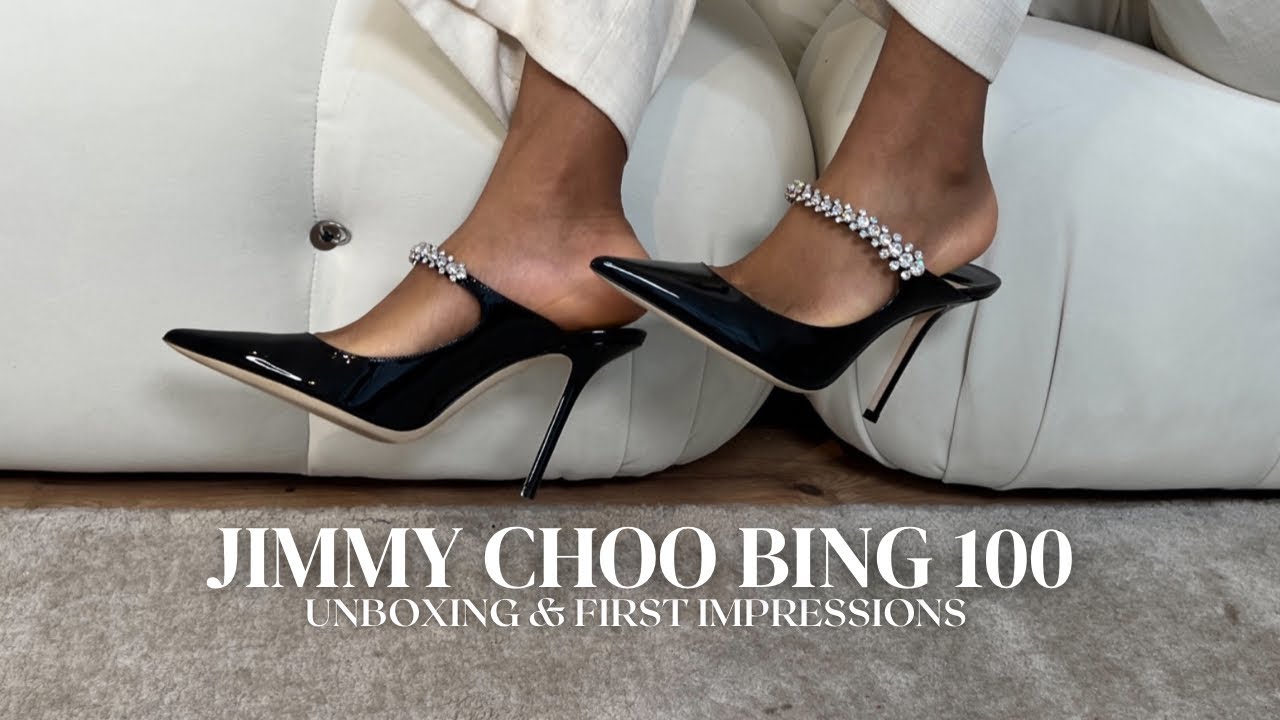 Jimmy Choo Bing 100 | Unboxing & First Impressions - YouTube