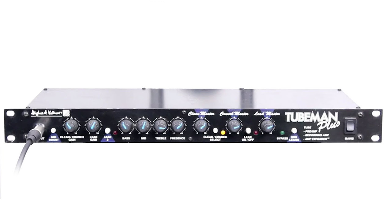 Hughes & Kettner Tubeman Plus Rack 1U tube preamp :: Soundcheck