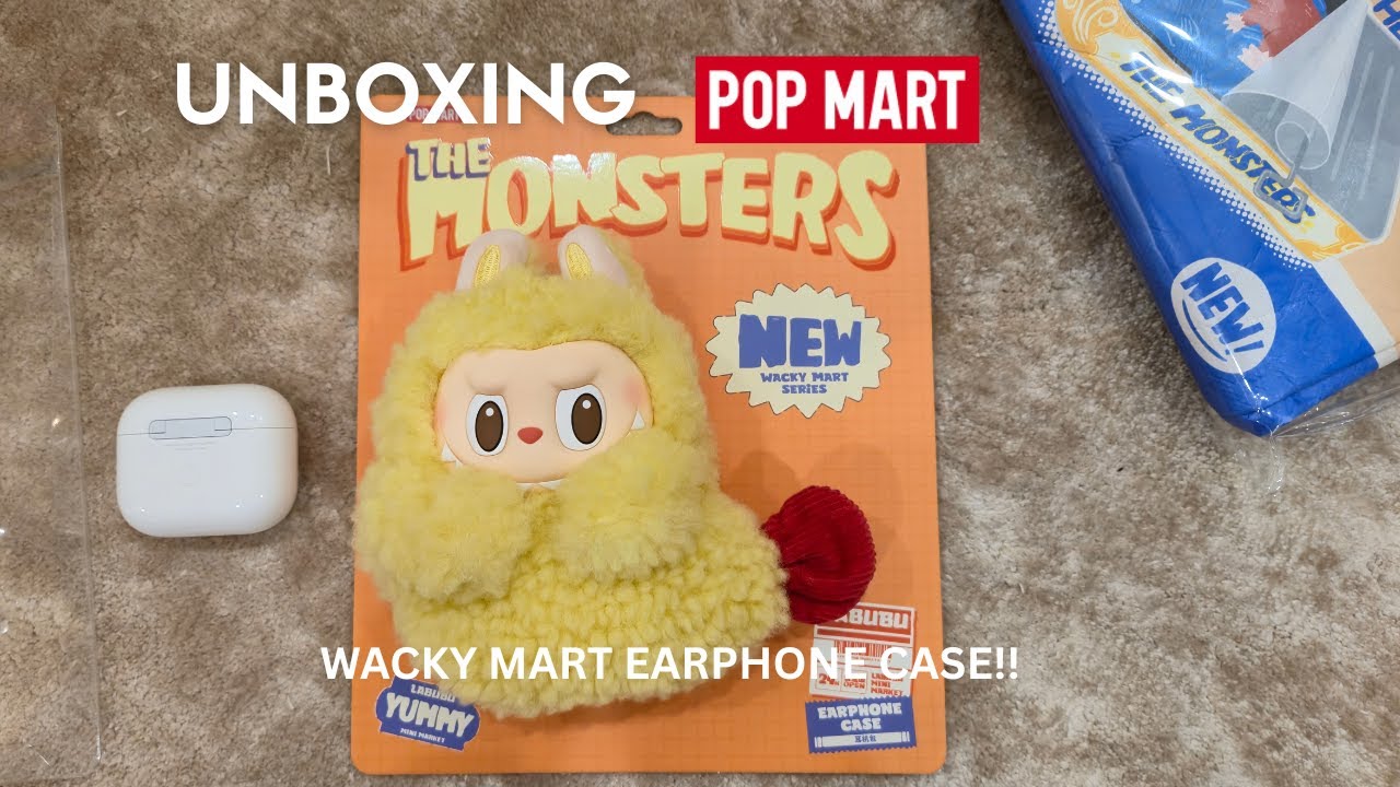 The Monsters Wacky Mart Tempura Earphone Case Unboxing! 🍤✨ 3D