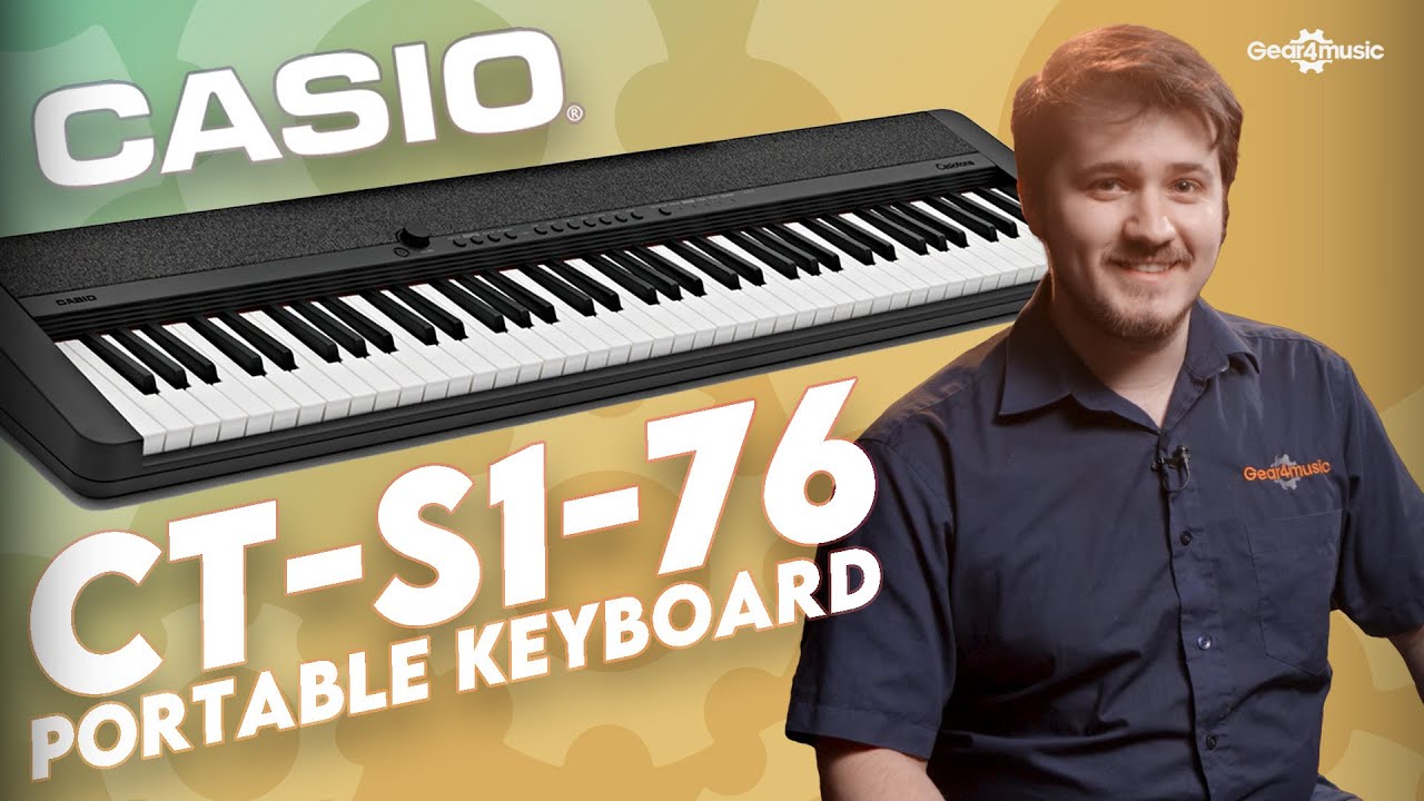 The NEW Casio CT-S1 76 Key Portable Keyboard | Gear4music Keys