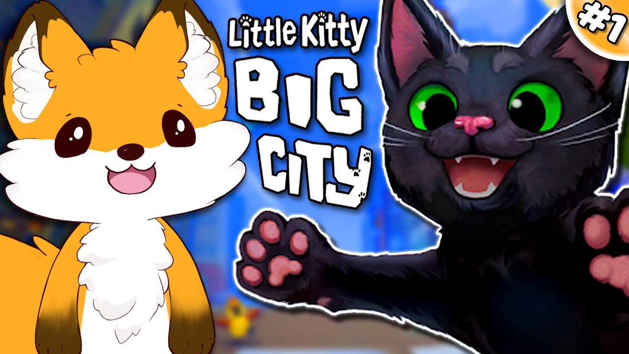 This Cat Game is BETTER than Stray! | Little Kitty Big City #1