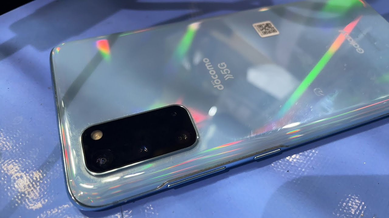 Galaxy S20 画面緑色縦スジOLEDディスプレイ修理 - YouTube