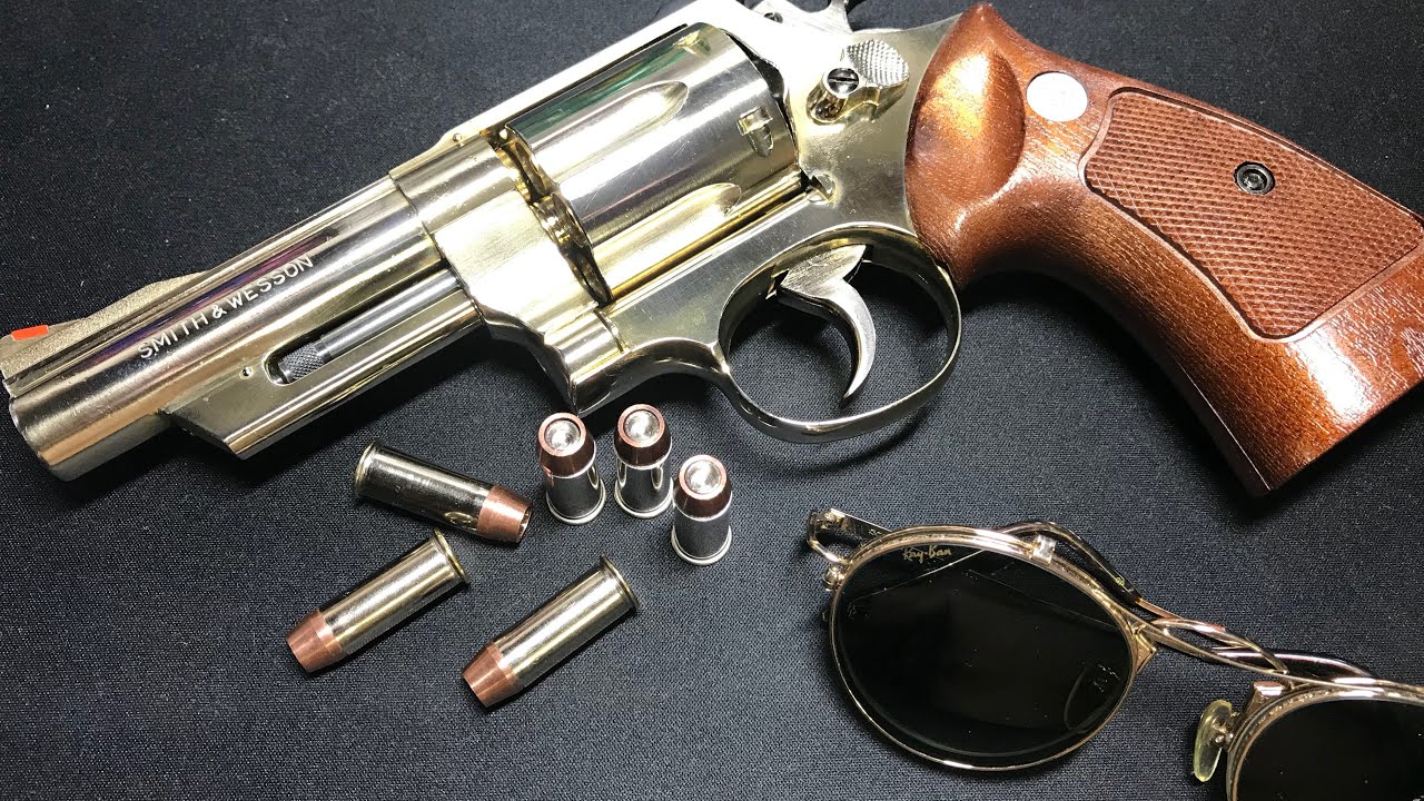 コクサイ オールメタルモデルガン 44マグナム M29 4inch - YouTube