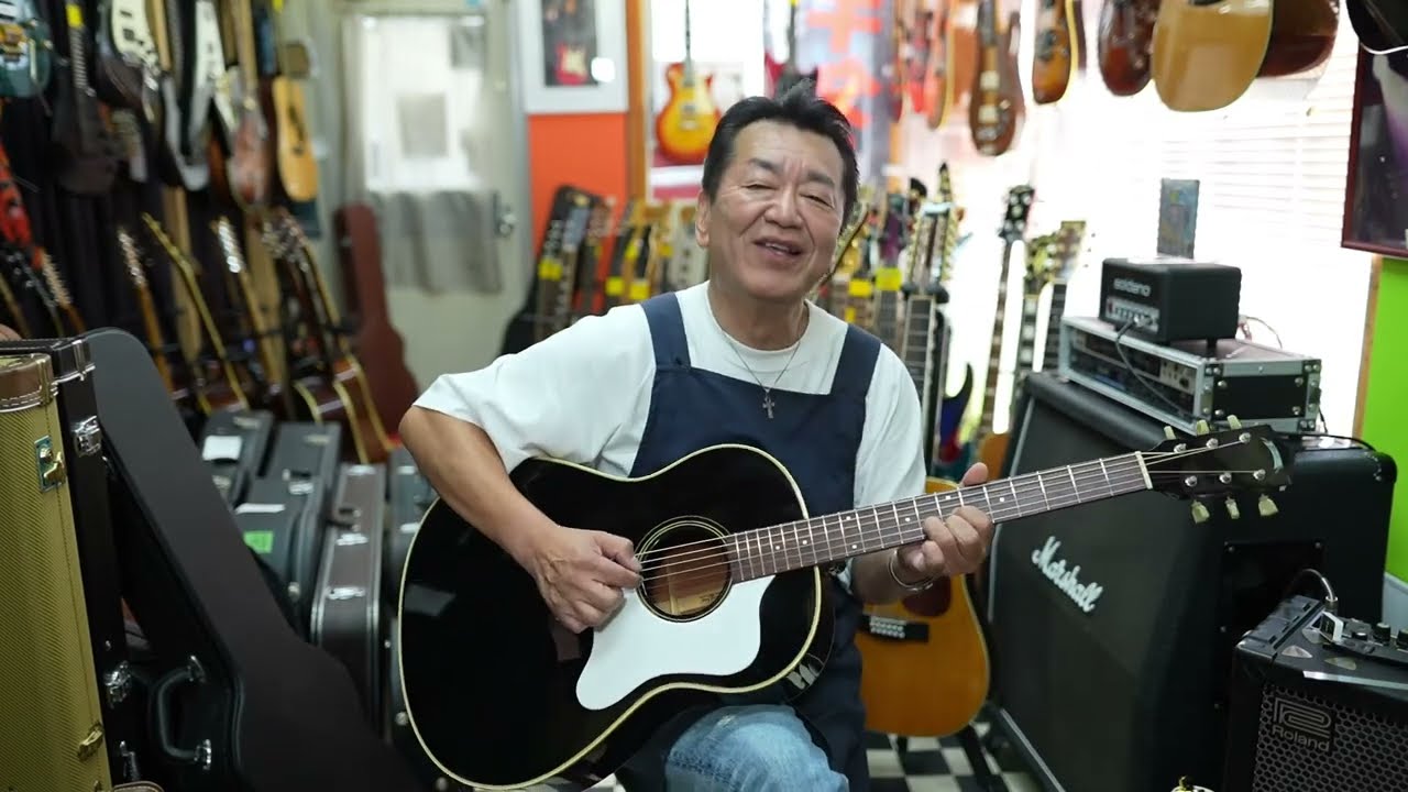 スタッフォード SAD-1000 寺田楽器製 国産エレアコ - YouTube