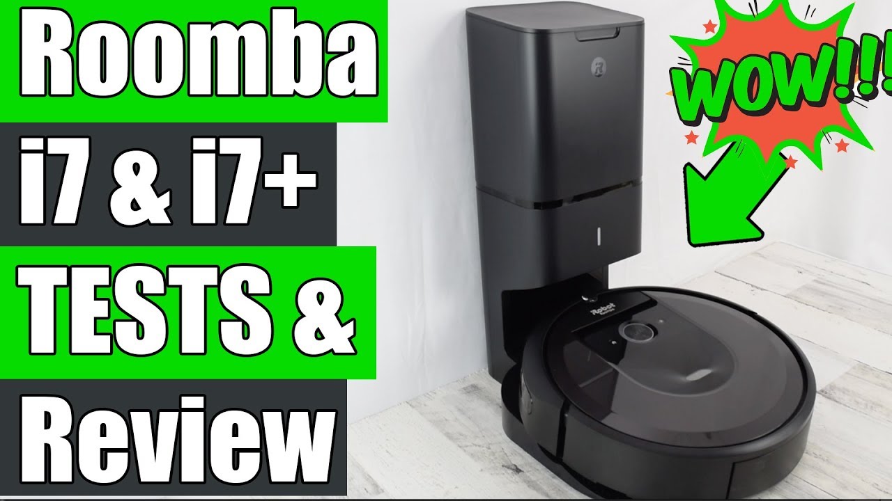 iRobot Roomba i7+ Robot Vacuum Review & TESTS w/ Clean Base vs i7