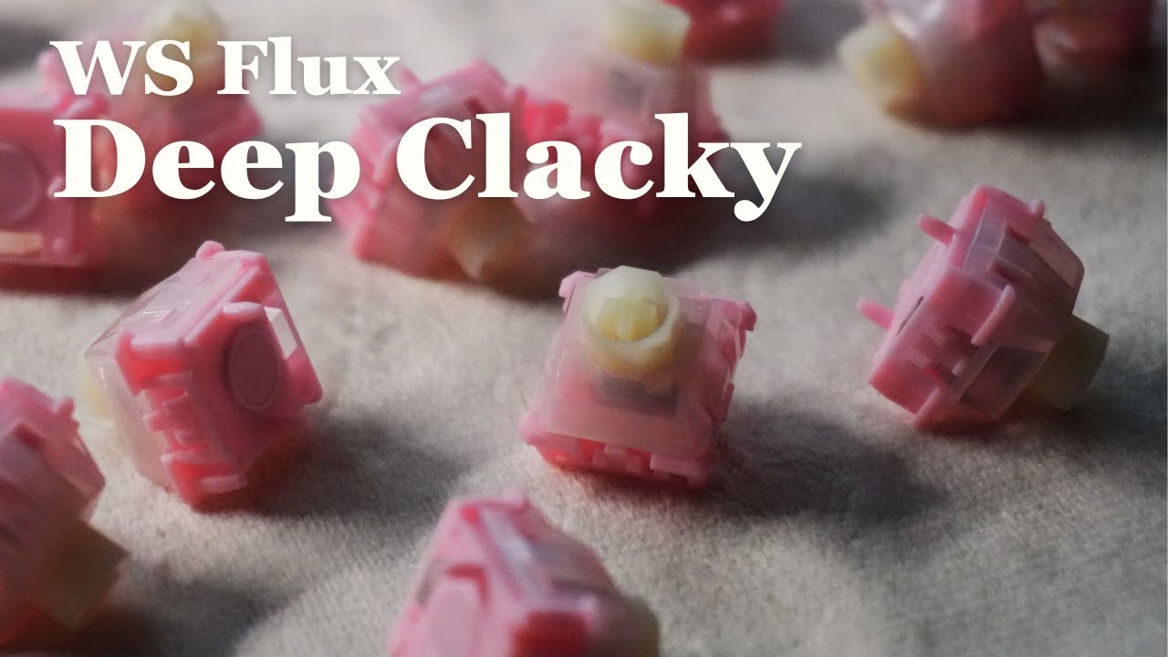 Typing Sound Test】Wuque Studio WS Flux Deep Clacky - YouTube