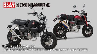 Monkey125(24-25) 機械曲GP-MAGNUMサイクロン TYPE-DOWN マフラー音