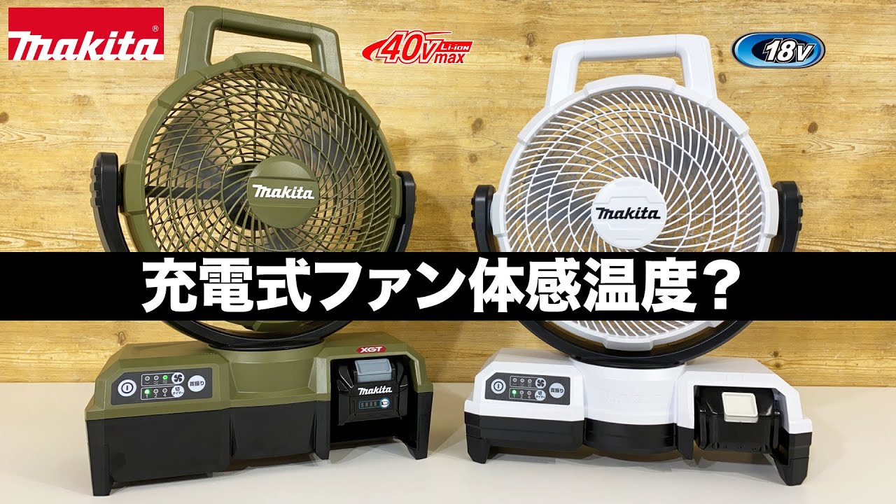 Experience it! Coolness! Makita Cordless Fans: Makita 40V CF001G