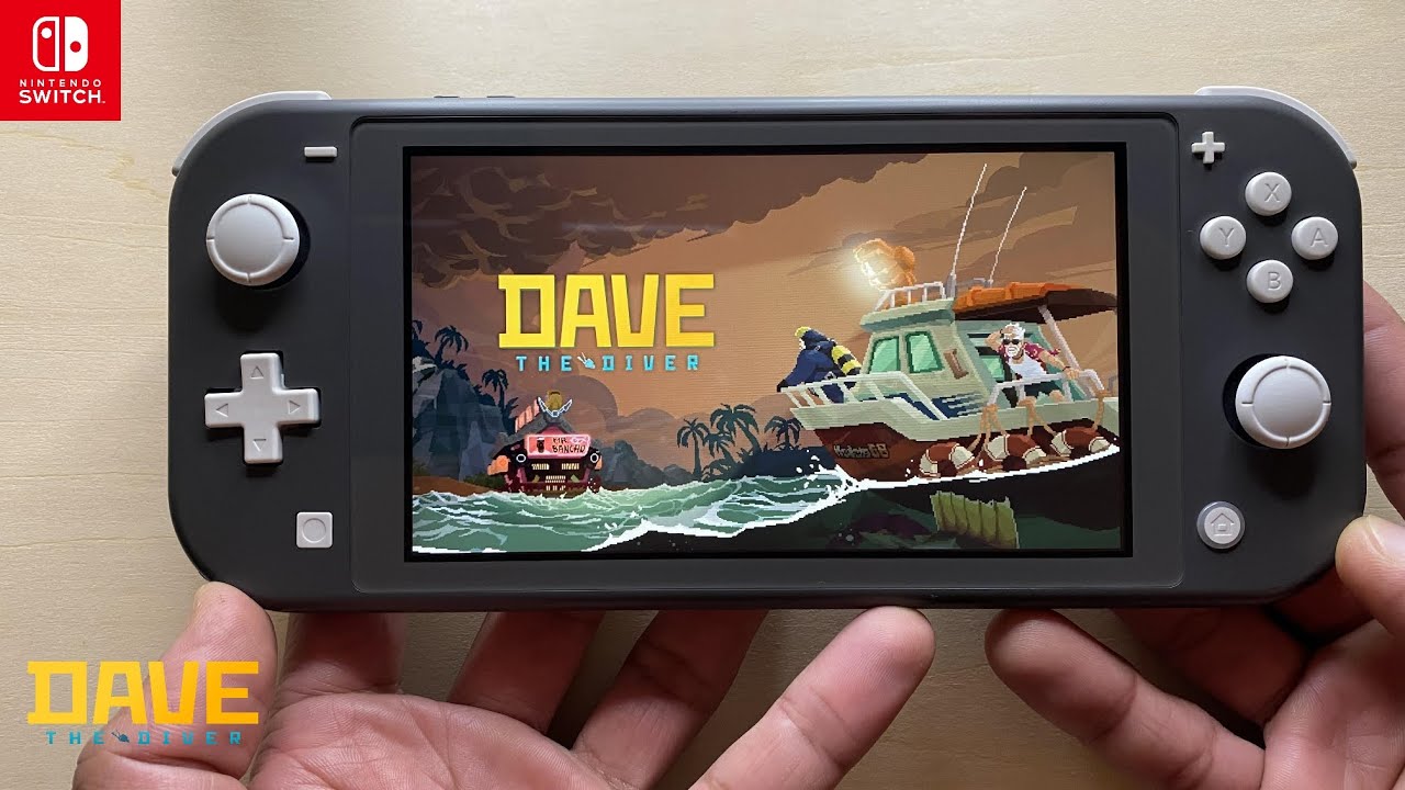 Dave The Diver Nintendo Switch Lite Gameplay - YouTube