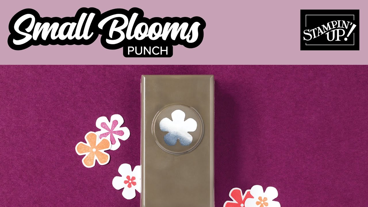Small Blooms Punch | Sale-A-Bration | Stampin' Up! - YouTube