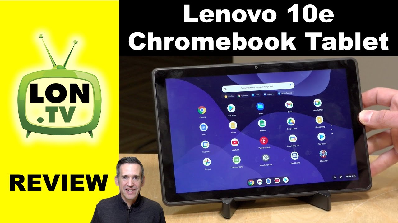 Lenovo 10e Chromebook Tablet Review - A Great Value! - YouTube