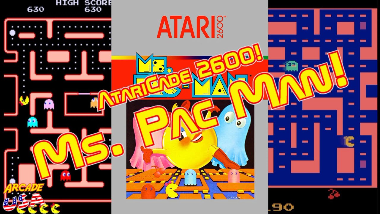 Ms. Pac Man! (Atari 2600) - YouTube