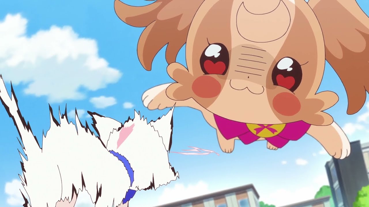 猫屋敷ユキ「シャー！」 VS 犬飼こむぎ「ワォーン！」わんだふる