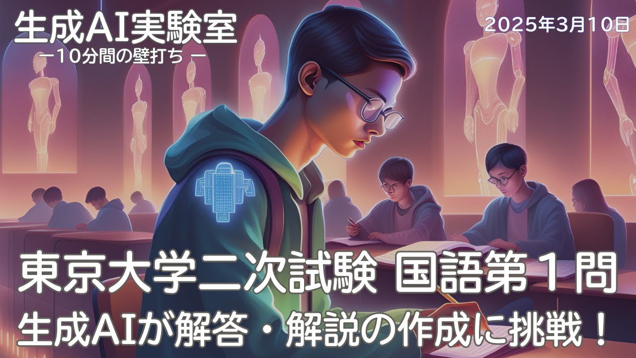 東京大学二次試験 国語第1問―生成AIが解答・解説の作成に挑戦！―10