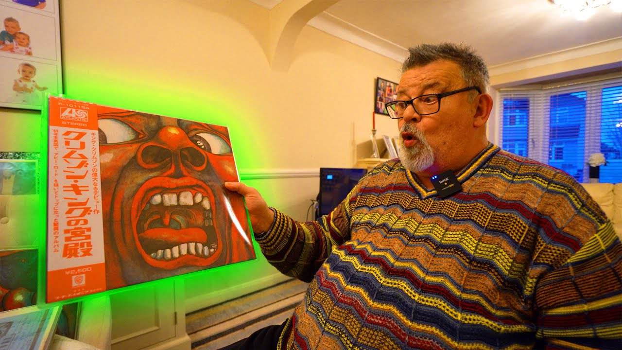 Poppa Dave's AMAZING King Crimson Vinyl Record Collection! - YouTube