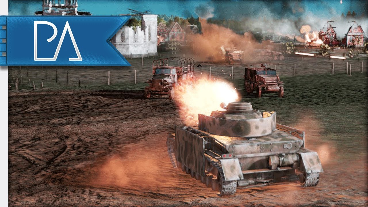 Massive WW2 TANK Battle With 1,000's of TROOPS! - 10v10 Online