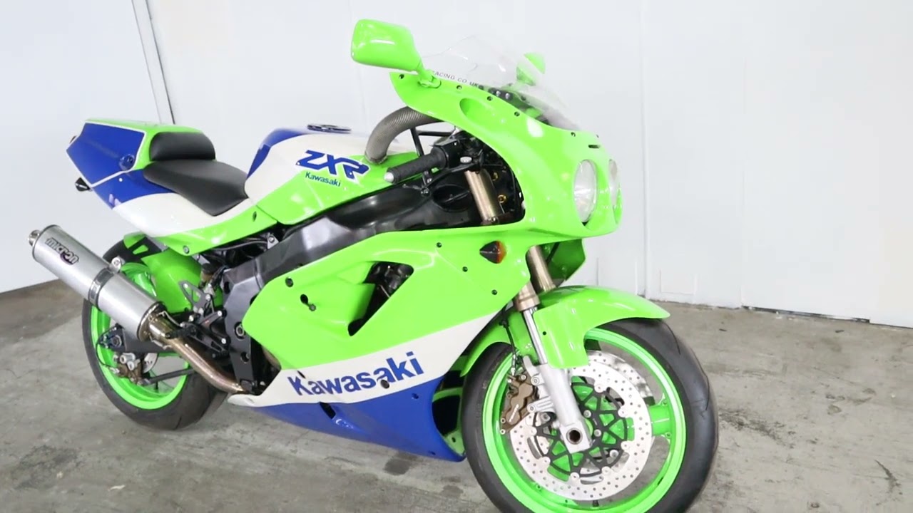 GTS Auctions - 1991 Kawasaki ZXR750R - YouTube