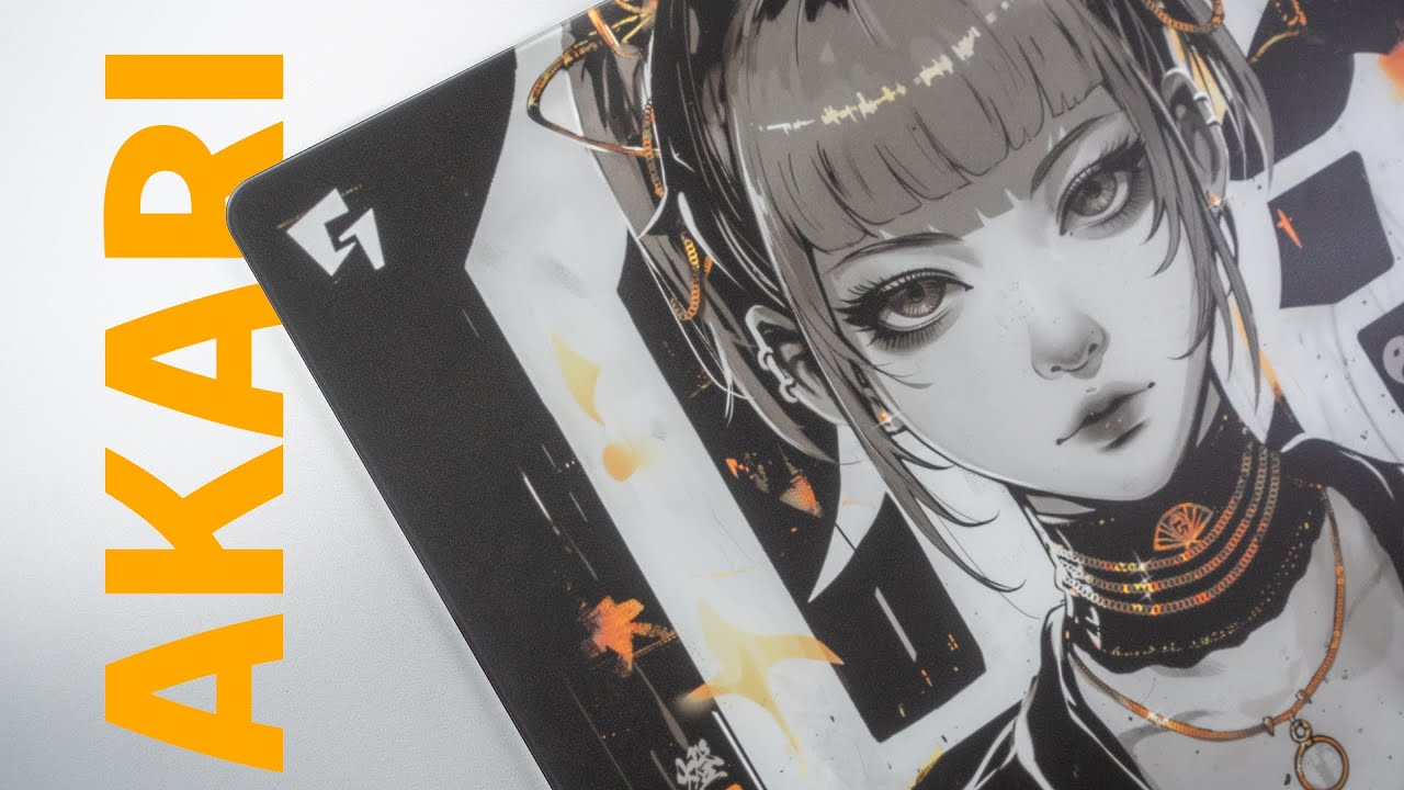 GLSSWRKS Akari Is The SMOOTHEST Glass Mousepad That I've Used