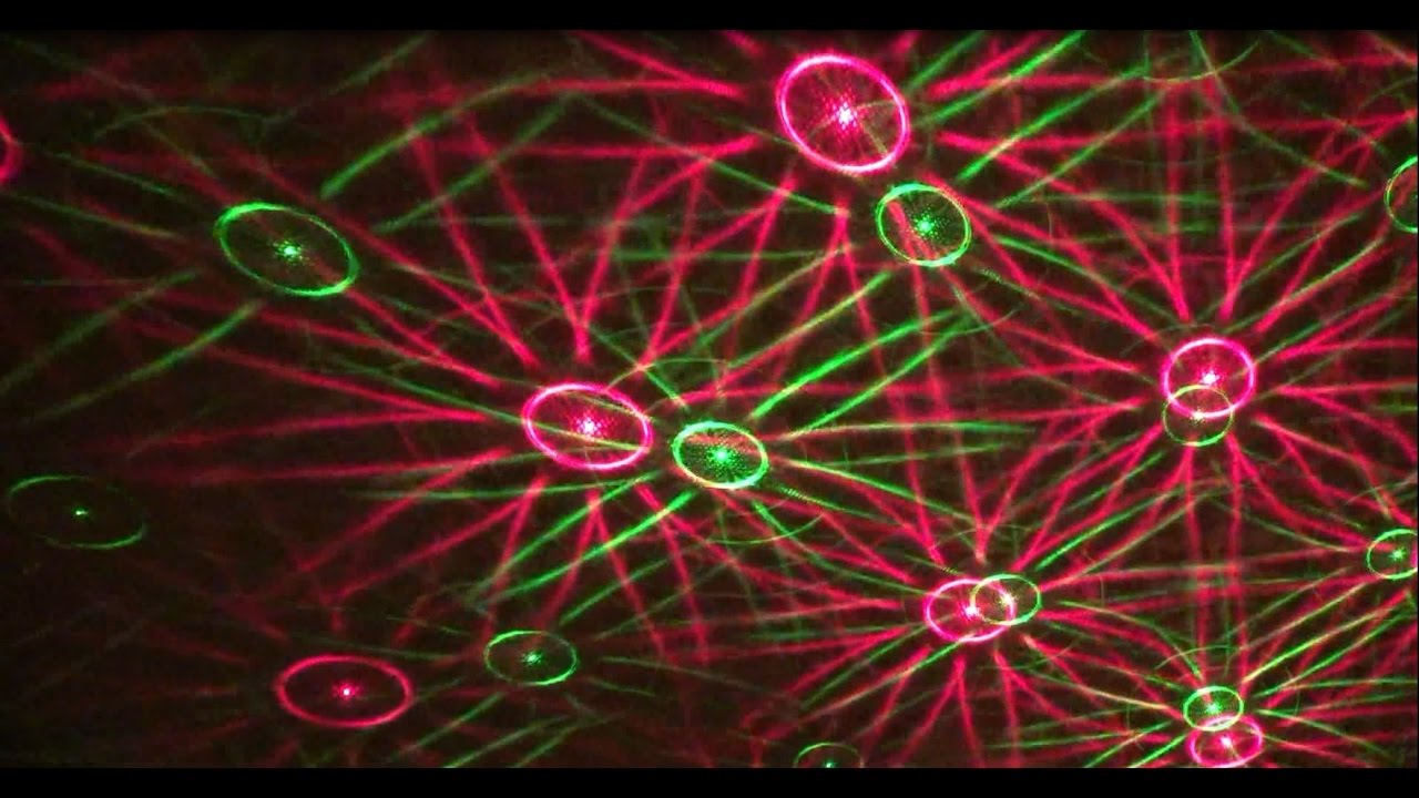 NEW ADJ Mini Dekker LZR - Moonflower with Red & Green Lasers