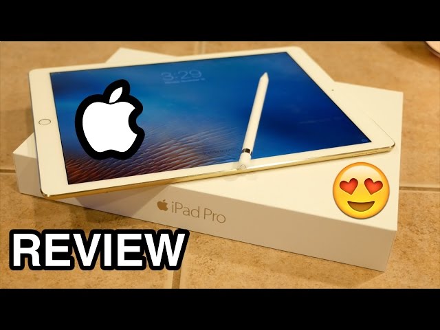 Apple iPad Pro Review [BIG IPAD + APPLE PENCIL + 128GB GOLD LTE
