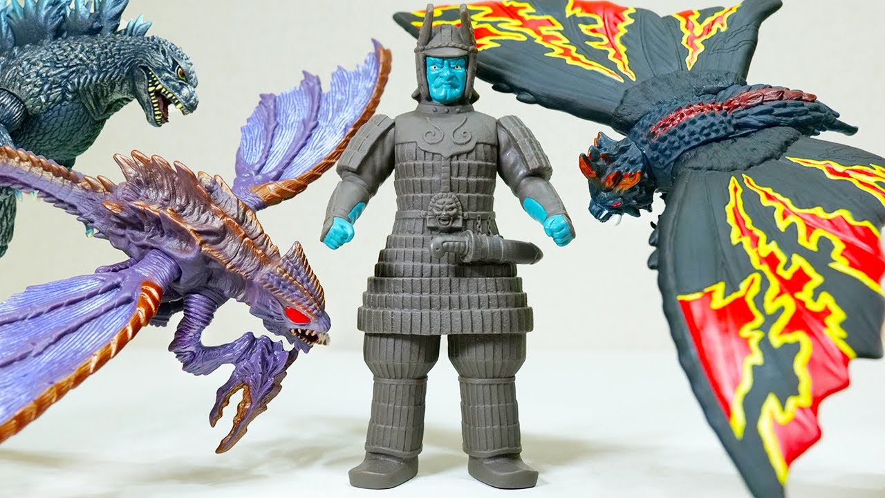 New Godzilla Figures【Megaguirus・Battra・Daimajin】 - YouTube