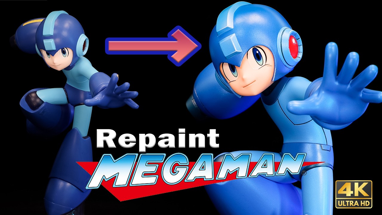 Mega Man figure painting by garagekit painter repaint ロックマン