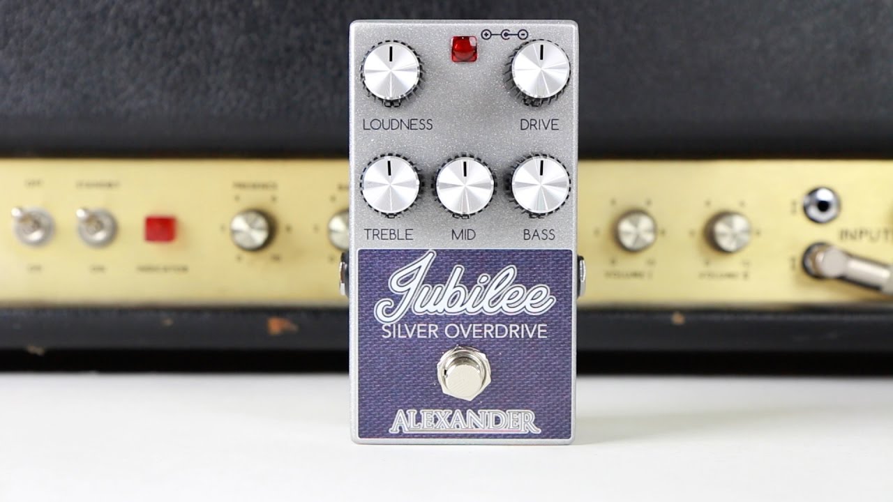 Alexander Pedals Jubilee Silver Overdrive - YouTube