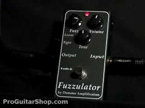 Demeter Fuzzulator Fuzz Pedal FUZ-1 - YouTube