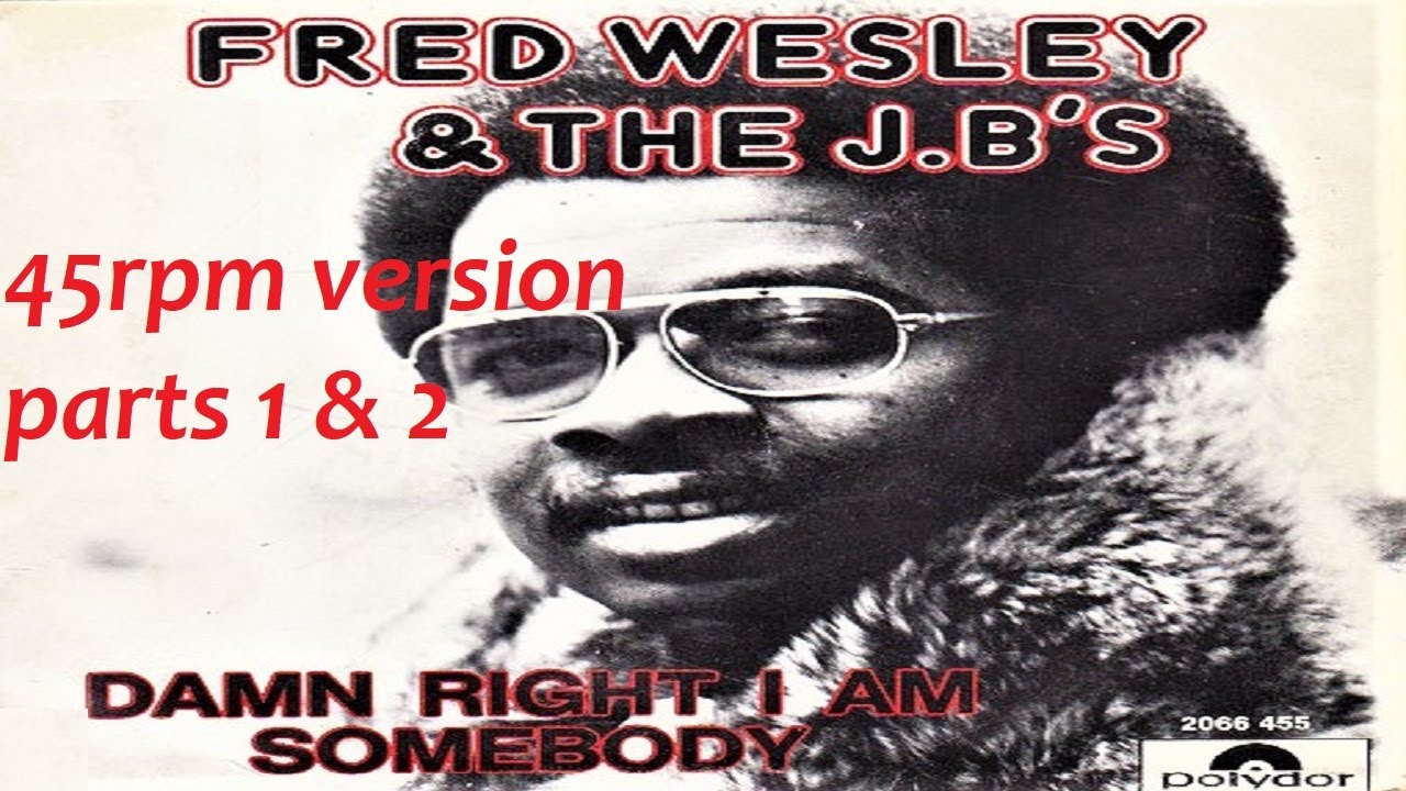 Fred Wesley & The J.B.'s - Damn Right I Am Somebody (45rpm