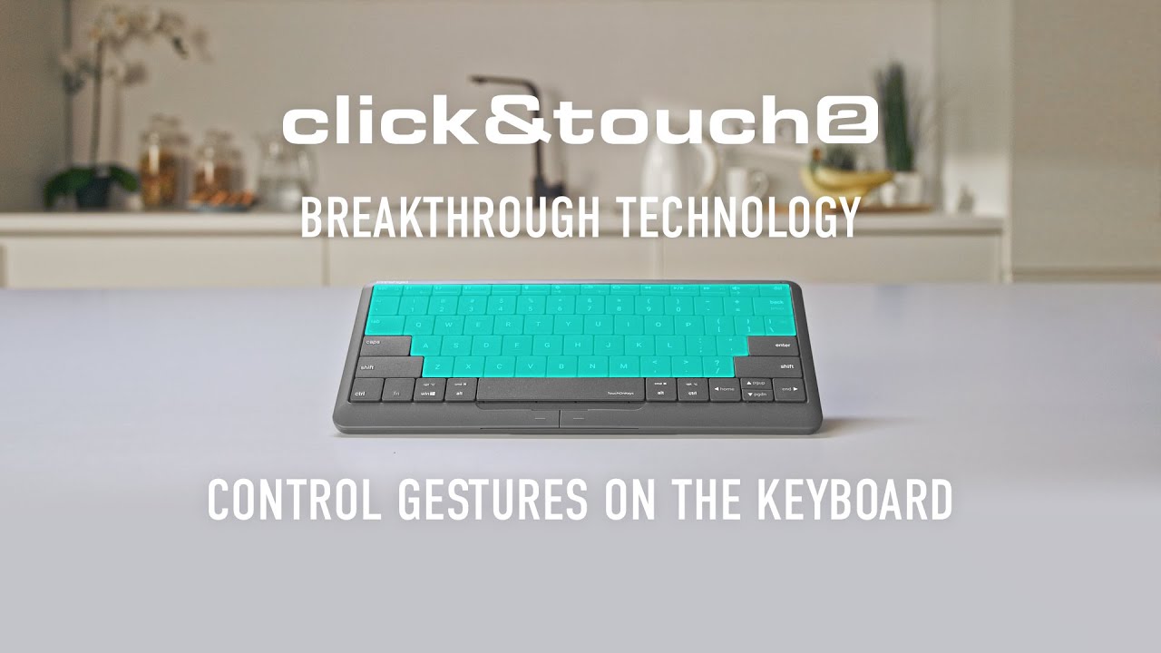 Click&Touch 2 - Smart Keyboard and Touchpad For Any Device - YouTube