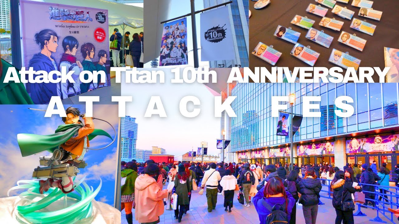 4K HDR🇯🇵】Attack on Titan 10th ANNIVERSARY “ATTACK FES” - YouTube