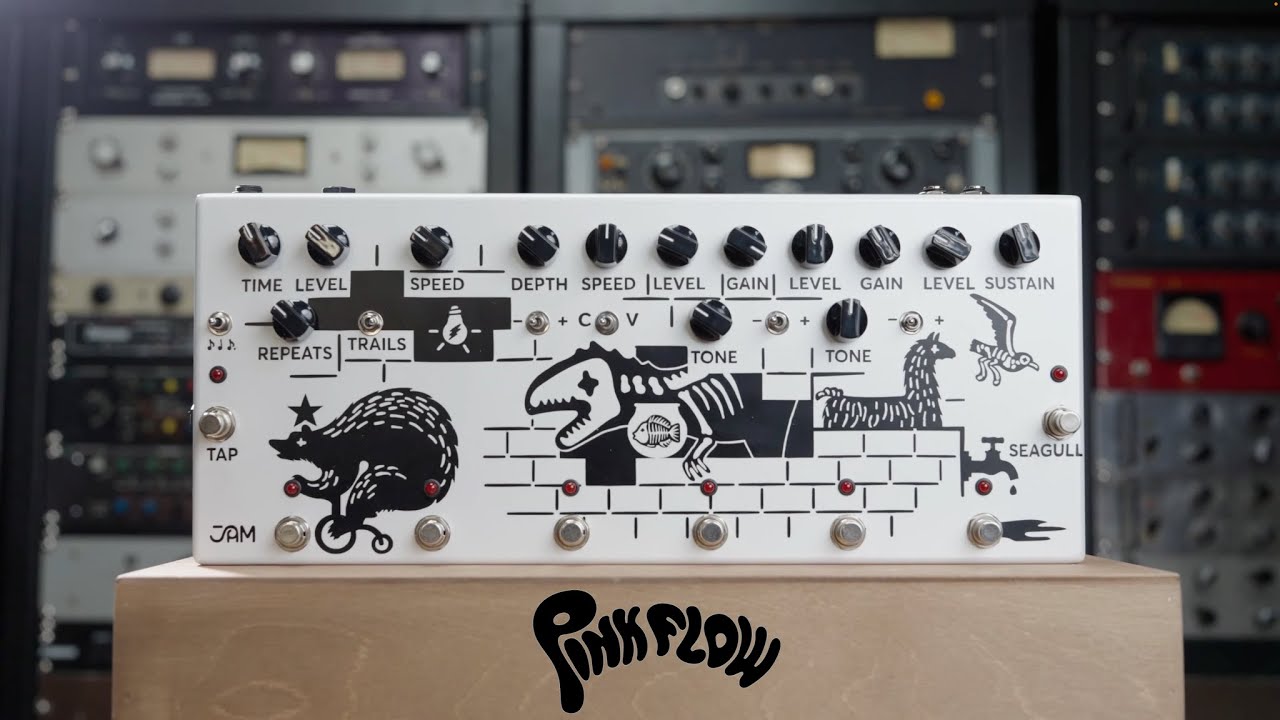 JAM pedals Pink Flow | All analogue and handmade multipedal. - YouTube