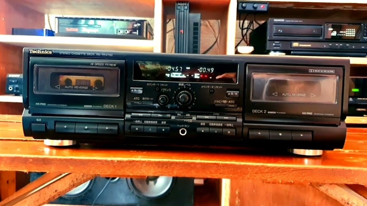 Technics RS-TR4750 Stereo Cassette Deck - YouTube