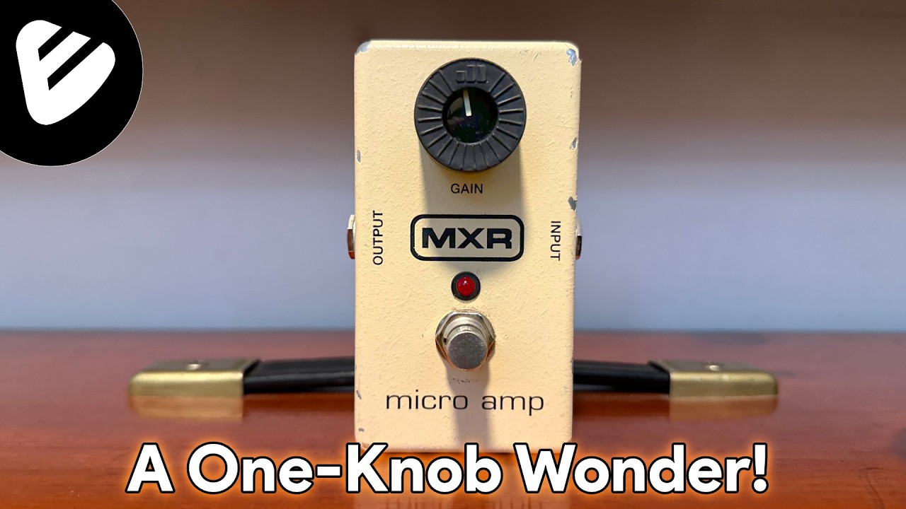 MXR Micro Amp Review + Demo - YouTube