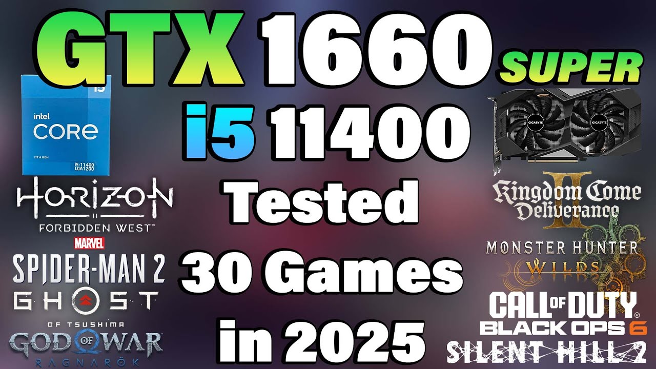 i5 11400 + GTX 1660 Super Tested 30 Games in 2025 - YouTube