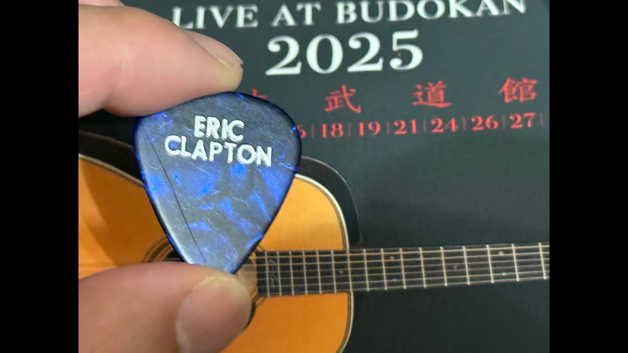 ギターの神様からピックが！Eric Clapton - Tokyo 2025 - Nippon