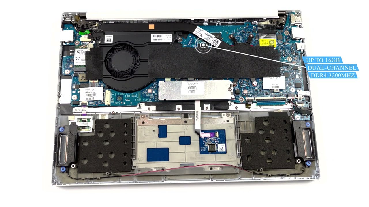 Inside HP Pavilion Aero 13 (13-be0000) - disassembly and upgrade