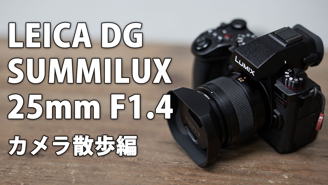 LEICA DG SUMMILUX 25mm F1.4 II ASPH. Review Part 3 Camera Walk