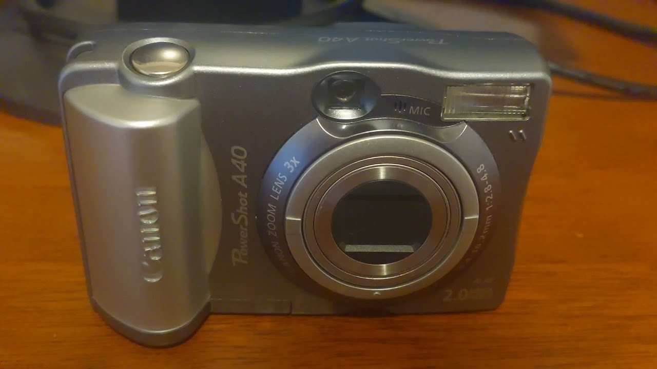 Another Early Canon PowerShot Digital Camera - Canon PowerShot A40