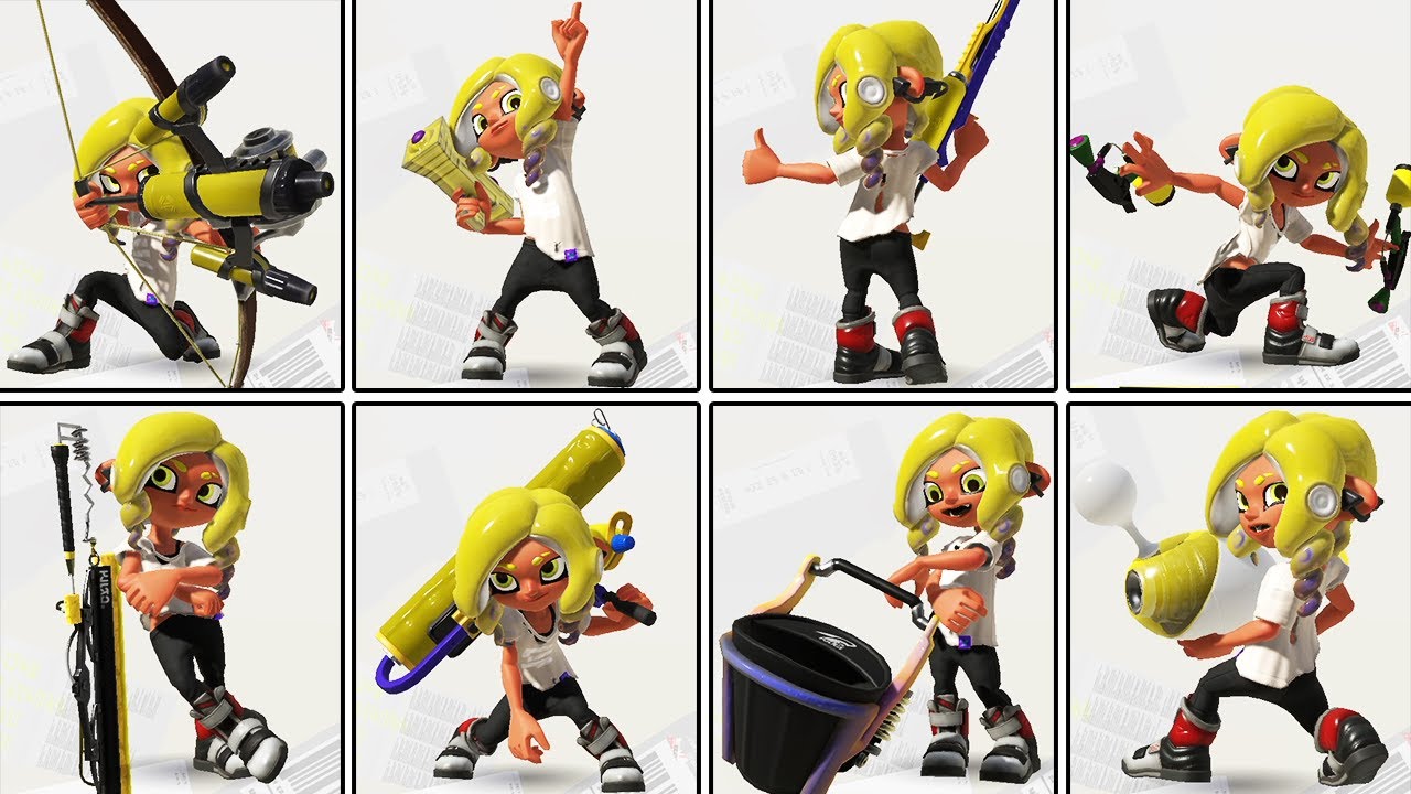 Splatoon 3-All Victory Animations (Splatfest Demo) 【Japanese