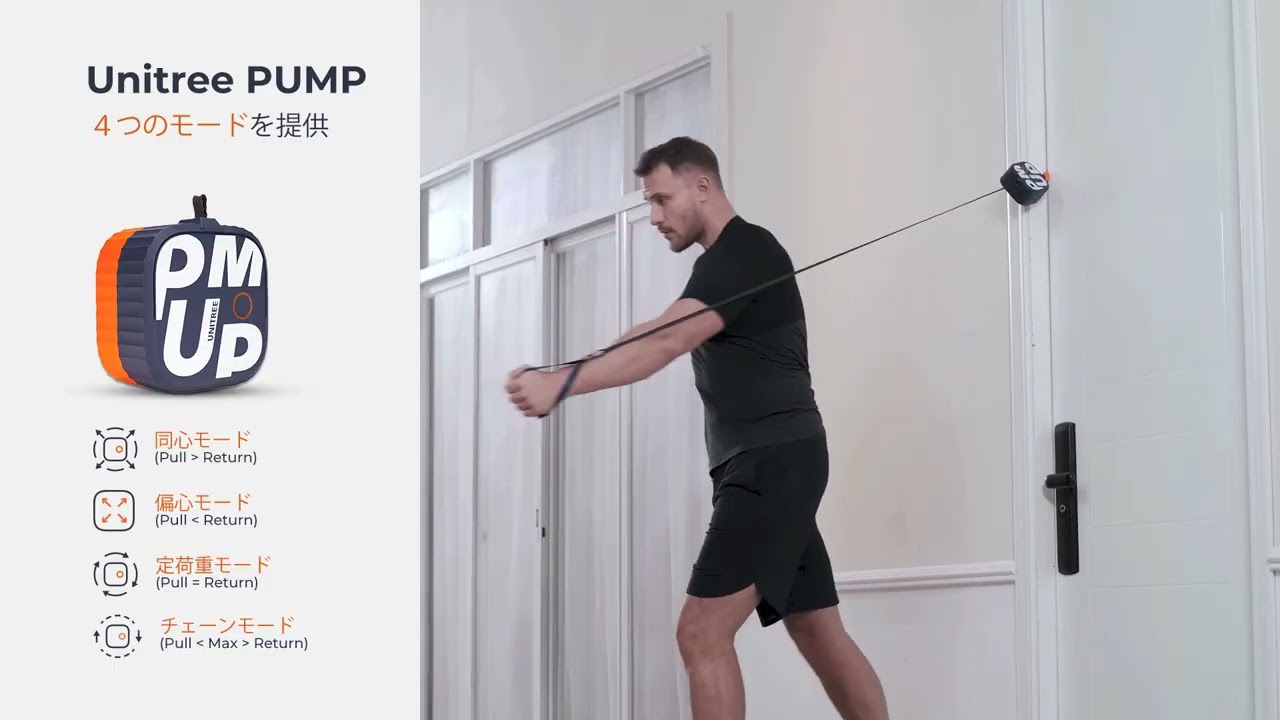 Unitree PUMP（ユニツリーパンプ）ポケットジム の紹介動画 いつでも