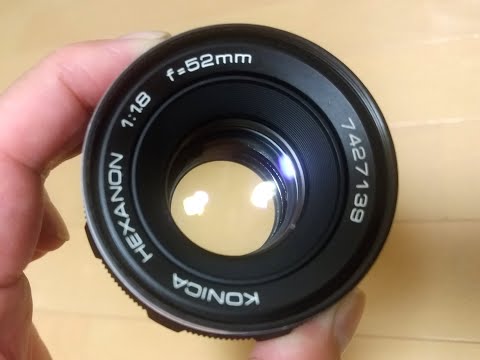 KONICA HEXANON 52mm F1.8 - YouTube