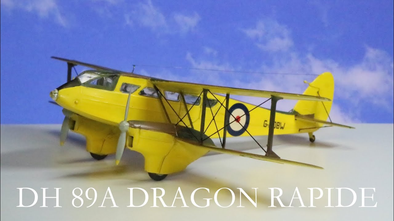 DH89 DRAGON RAPIDE (Heller 1:72) - YouTube