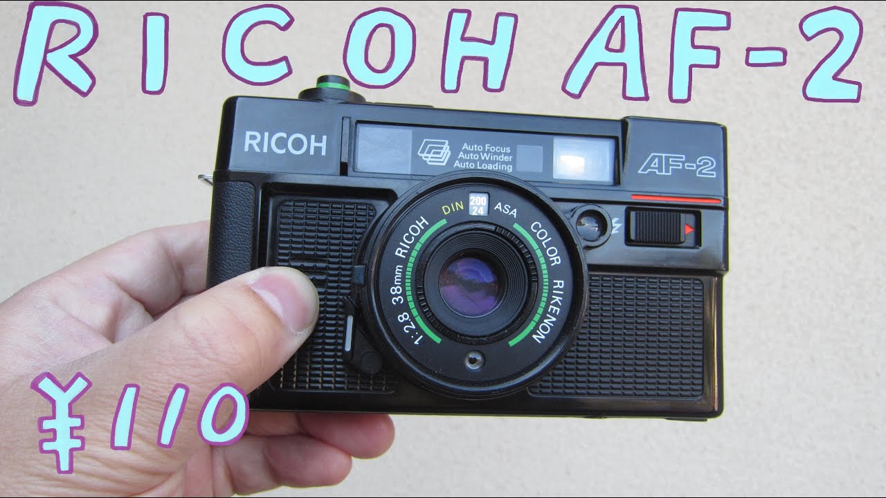 フィルムカメラ】RICOH AF-2 ハードオフで買った満身創痍のジャンク