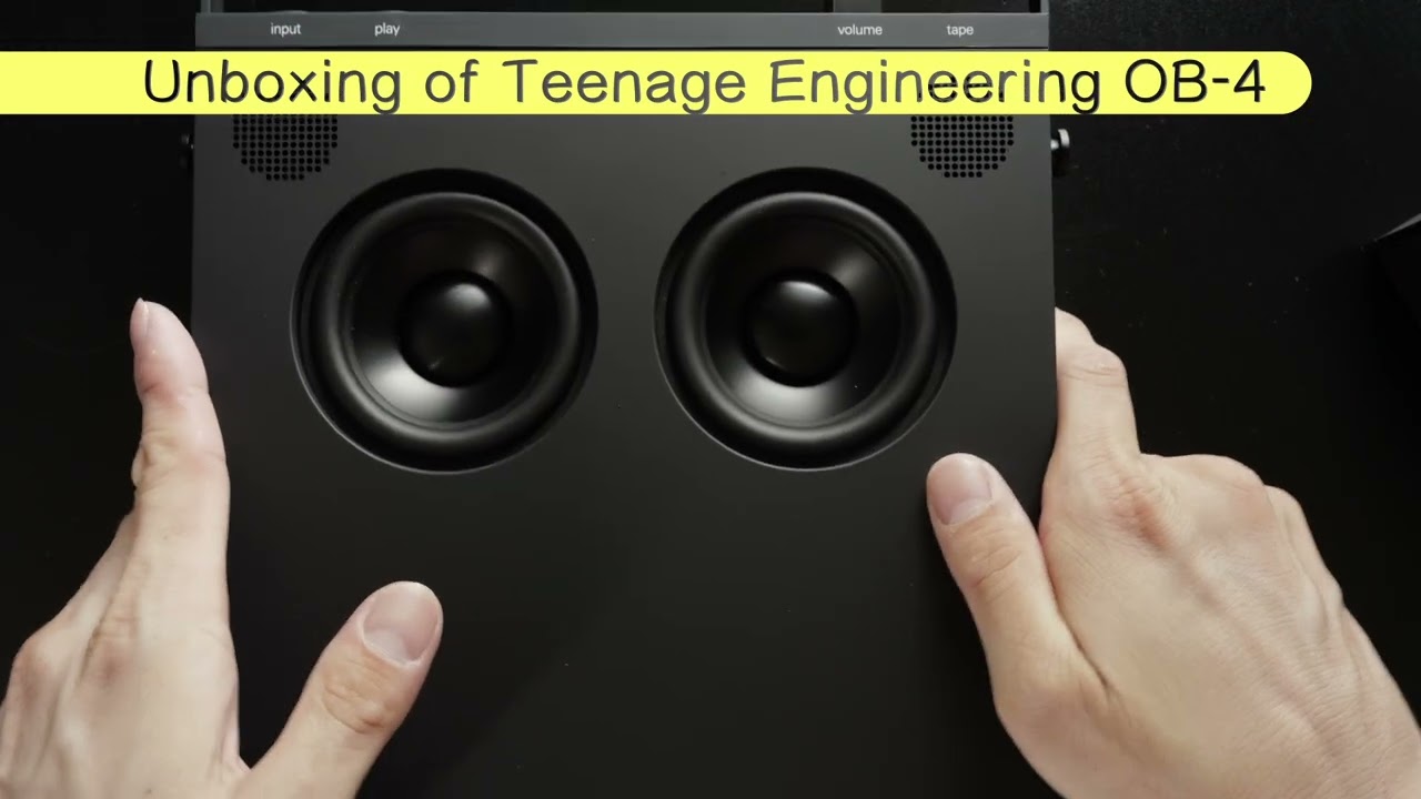 Teenage Engineering OB-4: Unboxing - YouTube