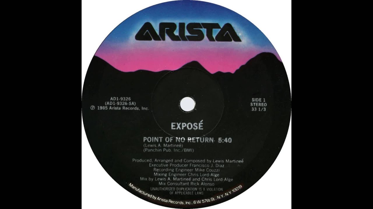 Expose' - Point Of No Return (1985 12
