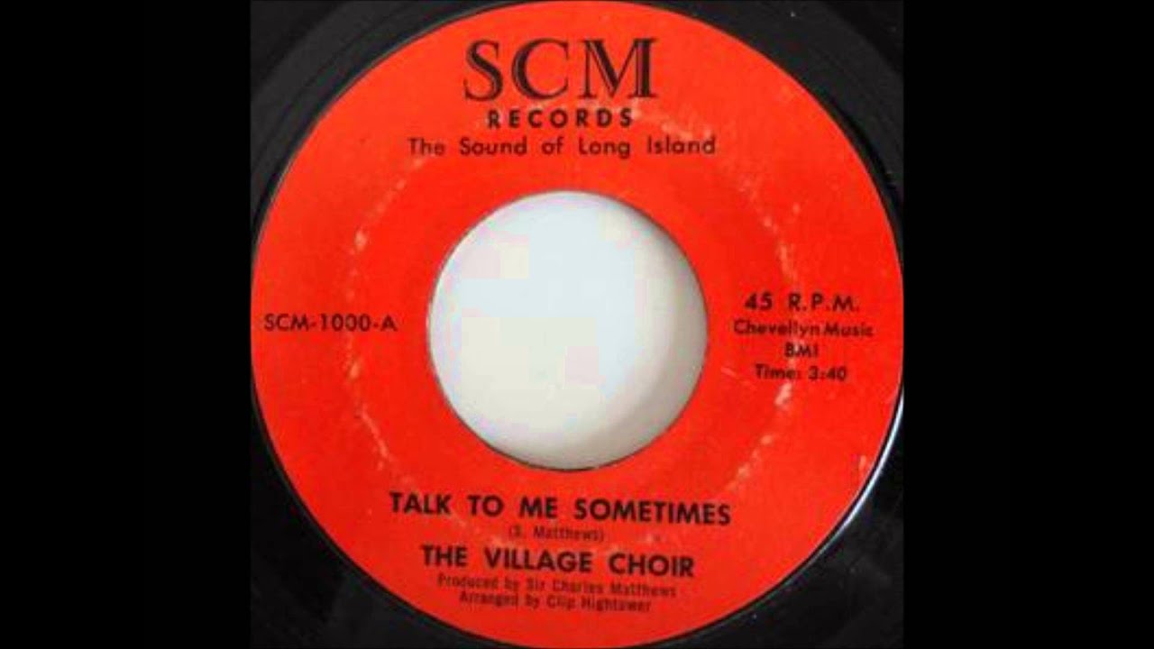The Village Choir - Talk To Me Sometimes 1972 - YouTube