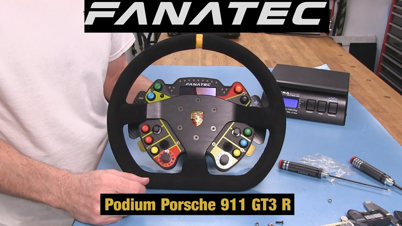 Fanatec Porsche 911 GT3 R Podium wheel kit Review - YouTube