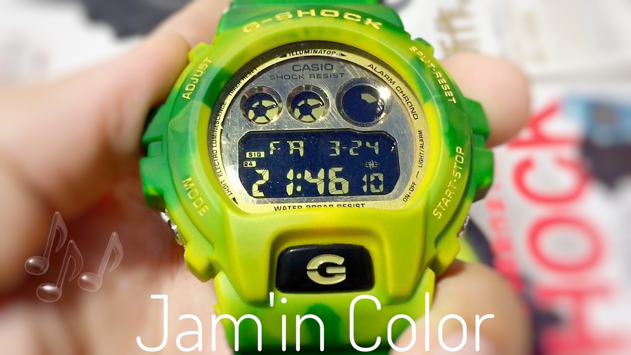 Casio G-Shock DW-6900MC-3JF GREEN Jam'in Color 2006 version | but