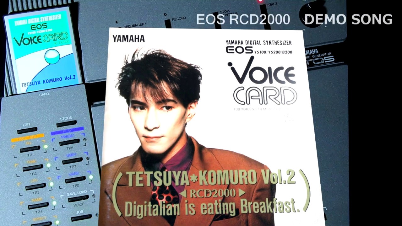 EOS ボイスカード】RCD2000 Demo Song【小室哲哉vol.2】YAMAHA TQ5